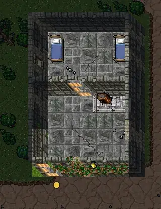 Ground floor of Monkey House #1