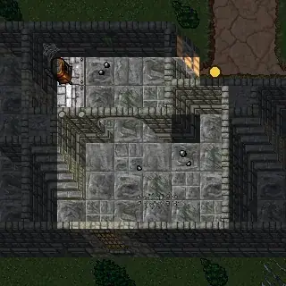 Ground floor of Monkey House #13